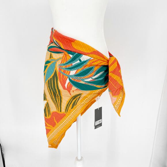 Vitamin A Multicolor Swim Coverup One Size Fits Most - Picture 1 of 8